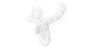 Buy Wall Decoration - White Moose Head - Ika White 55734 in the United Kingdom