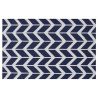 Buy Arrow Design Wool Rug - Rowan Dark blue 58456 - in the UK