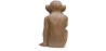 Buy Decorative Design Figure - Silent Monkey - Sense Brown 58448 in the United Kingdom