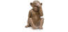 Buy Decorative Design Figure - Blind Monkey - Sense Brown 58446 - in the UK