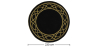 Buy Round Design Wool Rug - Erit Multicolour 58288 - prices