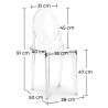 Buy X4 Dining chair Victoire Design Transparent Grey transparent 16459 - in the UK