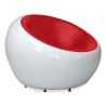 Buy Pada Ball Chair Armchair - Faux Leather Black 13195 in the United Kingdom