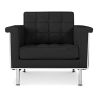 Buy Armchair City - Premium Leather Black 13181 - in the UK