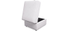 Buy Fabric puf with storage - Otto White 58769 - in the UK