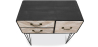 Buy Metal Sideboard - Industrial Design - 3 Drawers - Carson Natural wood 58863 home delivery