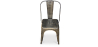 Buy Dining chair Bistrot Metalix Industrial Square Metal - New Edition Metallic bronze 32871 at MyFaktory
