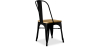 Buy Bistrot Metalix Chair Square Wooden - Metal White 32897 in the United Kingdom