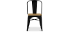 Buy Bistrot Metalix Chair Square Wooden - Metal White 32897 - in the UK