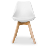 Buy Brielle Scandinavian design Chair with cushion White 58293 at MyFaktory