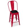 Buy Square Cushion for Bistrot Metalix stool Black 58992 - in the UK