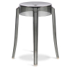 Buy Stool  Victoire - 47cm - Design Transparent Light grey 29572 - in the UK