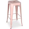 Buy Bistrot Metalix Stool - Matte Metal - 76cm Lavander 58994 in the United Kingdom