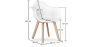 Buy Dining Chair with Armrests - Scandinavian Style - Amir Black 58595 at MyFaktory
