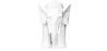Buy Decorative Elephant Figure - Matte White - Fanto White 59009 - in the UK