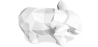 Buy Decorative Elephant Figure - Matte White - Fanto White 59009 at MyFaktory