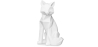 Buy Decorative Figure Fox - Matte White - Foux White 59013 - in the UK