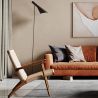 Buy Alan Floor Lamp - Steel Black 14634 home delivery