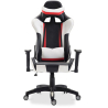 Buy Gaming Desk Chair Reclinable 180º Ergonomic  White 59025 - in the UK