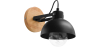 Buy Metal and wood wall lamp - Inga Black 59031 - prices