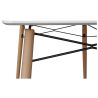Buy Deswood Rectangular Dining Table White 59075 home delivery