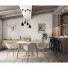 Buy Deswood Rectangular Dining Table White 59075 with a guarantee