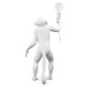 Buy Table Lamp - Monkey Living Room Lamp - Reni White 58443 in the United Kingdom