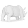 Buy Decorative Figure Rhino - Matte White - Rhynom White 59161 in the United Kingdom
