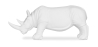Buy Decorative Figure Rhino - Matte White - Rhynom White 59161 - in the UK