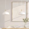 Buy Ceiling lamp in black metal and wood - Cirkas Black 59163 - prices