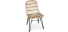 Buy Synthetic wicker dining chair - Magony Dark Brown 59255 in the United Kingdom