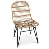 Buy Synthetic wicker dining chair - Magony Dark Brown 59255 in the United Kingdom
