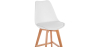 Buy Premium Brielle Scandinavian design bar stool with cushion - Wood White 59278 at MyFaktory