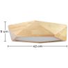 Buy Ceiling Led Lamp Scandinavian Design Wooden - Lery Natural wood 59307 with a guarantee