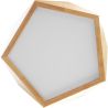 Buy Ceiling Led Lamp Scandinavian Design Wooden - Lery Natural wood 59307 at MyFaktory