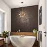 Buy Lydia 9 bulbs hanging lamp  - Metal Gold 59328 with a guarantee