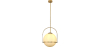 Buy Anette pendant lamp - Metal and crystal Gold 59329 - prices