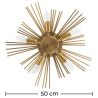 Buy Lydia wall lamp with 5 bulbs - Metal Gold 59341 home delivery