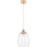 Buy Alessia pendant lamp - Crystal and metal Transparent 59342 - in the UK