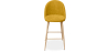 Buy Fabric Upholstered Stool - Scandinavian Design - 76cm - Bennett Yellow 59356 at MyFaktory