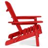 Buy Adirondack Garden Chair - Wood Red 59415 in the United Kingdom
