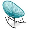 Buy Acapulco Rocking Chair - Black legs  White 59411 - in the UK