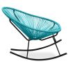 Buy Acapulco Rocking Chair - Black legs  White 59411 at MyFaktory