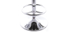 Buy Swivel Chromed Metal Bottle Cap Bar Stool - Height Adjustable White 49737 at MyFaktory