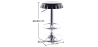 Buy Swivel Chromed Metal Bottle Cap Bar Stool - Height Adjustable White 49737 with a guarantee