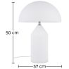 Buy Frey  Desk Lamp - White - Glass White 13291 with a guarantee
