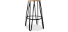 Buy Hairpin Stool - 74cm - Light wood and metal Black 59487 in the United Kingdom