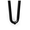 Buy Hairpin Stool - 44cm - Light wood and metal Light grey 59488 - prices