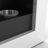 Buy Contemporary Wall-Mounted Ethanol Fireplace - VPF-FD50-WHITE White 17140 in the United Kingdom