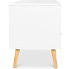 Buy Wooden TV Stand - Scandinavian Design - Quenby  Grey 59654 in the United Kingdom